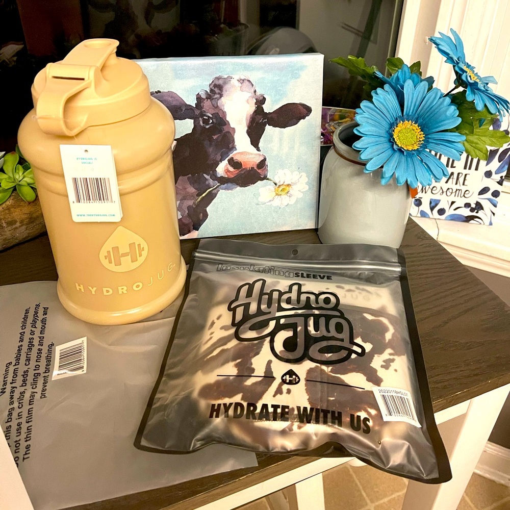 Special edition hydrojug cow sleeve. SLEEVE ONLY